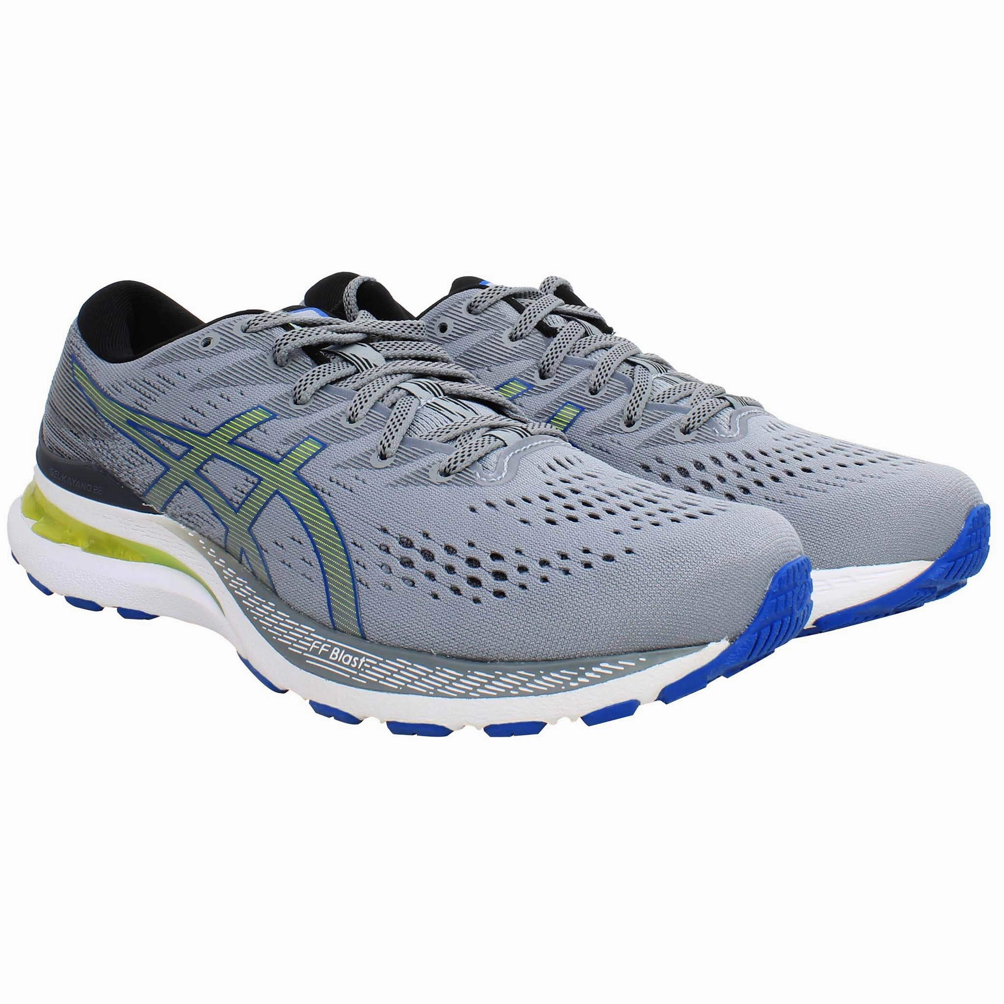 Asics Gel-Kayano 28 Mens Grey Running Shoes Asics Shoes Nimbus 18