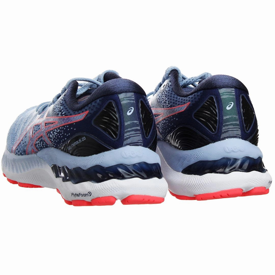 Asics Nimbus Shoes Sale Asics Gel-Nimbus 23 Womens Blue Running Trainers