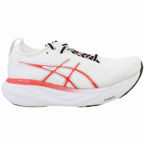 Asics Shoes Gel Nimbus 22 Asics Gel-Nimbus 25 Anniversary Mens White Running Shoes