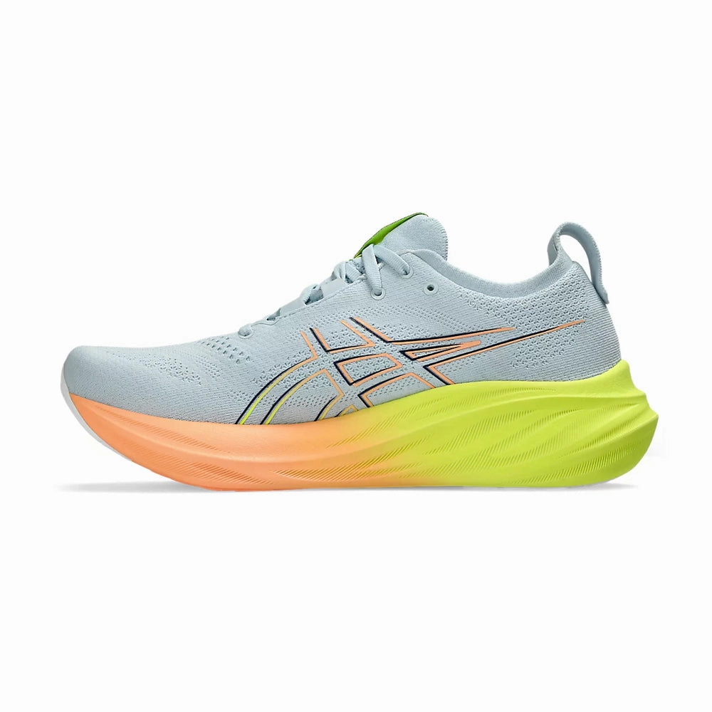 Asics Wrestling Shoes Sizing ASICS GEL NIMBUS 26 - PARIS (COOL GREY/ SAFETY YELLOW) RUNNING SHOES