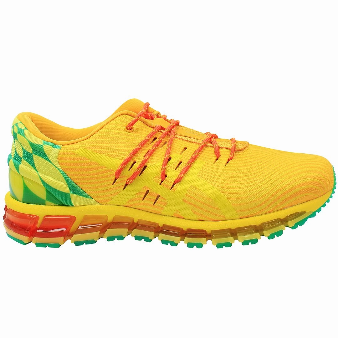Asics Gel-Quantum 360 KO100 Mens Yellow Running Shoes Asics Golf Shoes Hideki Matsuyama
