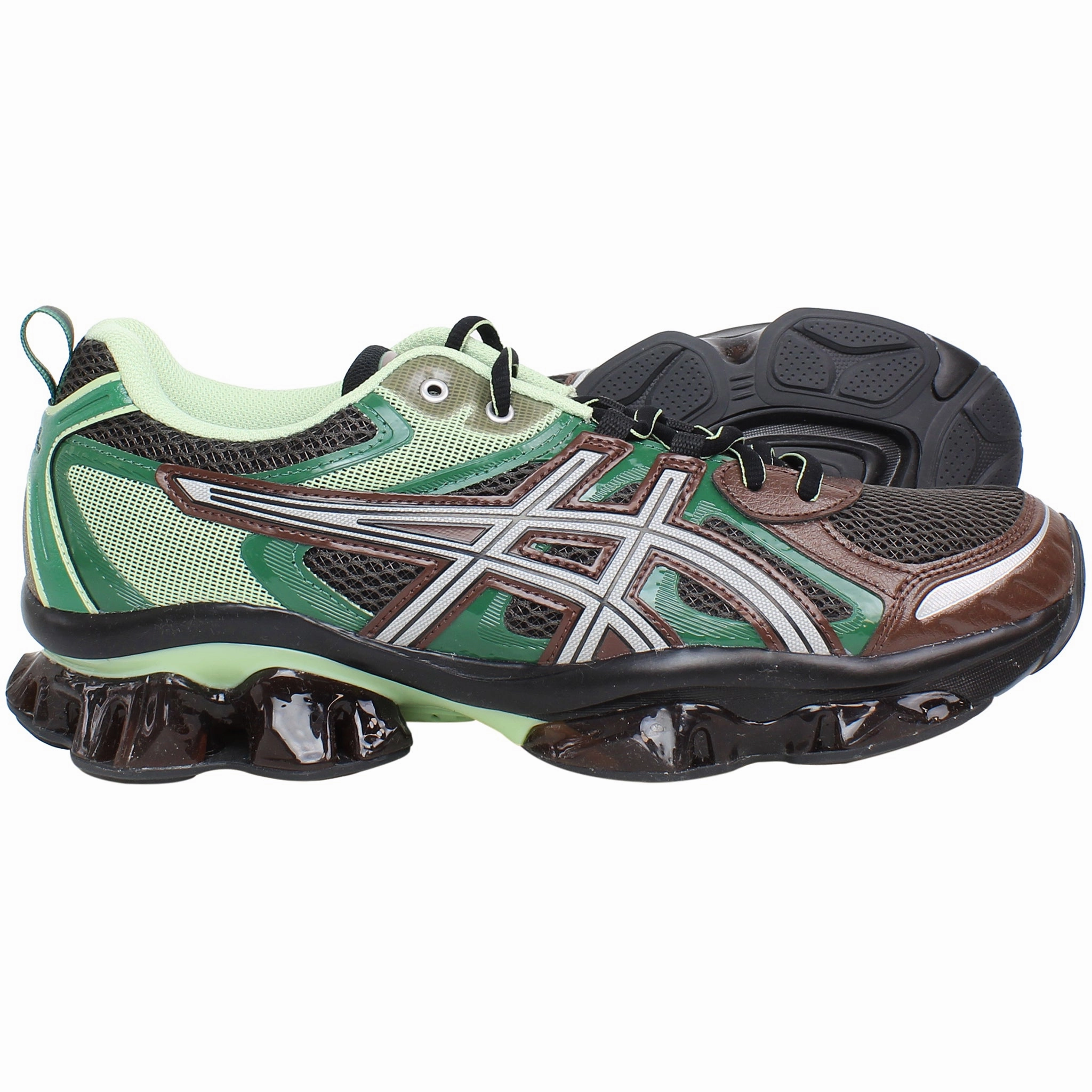 Asics Gel-Quantum Kinetic Mens Green Running Shoes Asics Upcourt 6 Volleyball Shoes