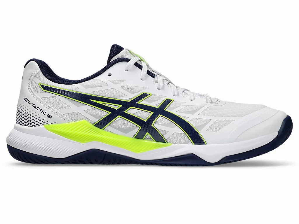 Asics Gel-Tactic 12 Men White/Blue Expanse Sport Chek Asics Running Shoes