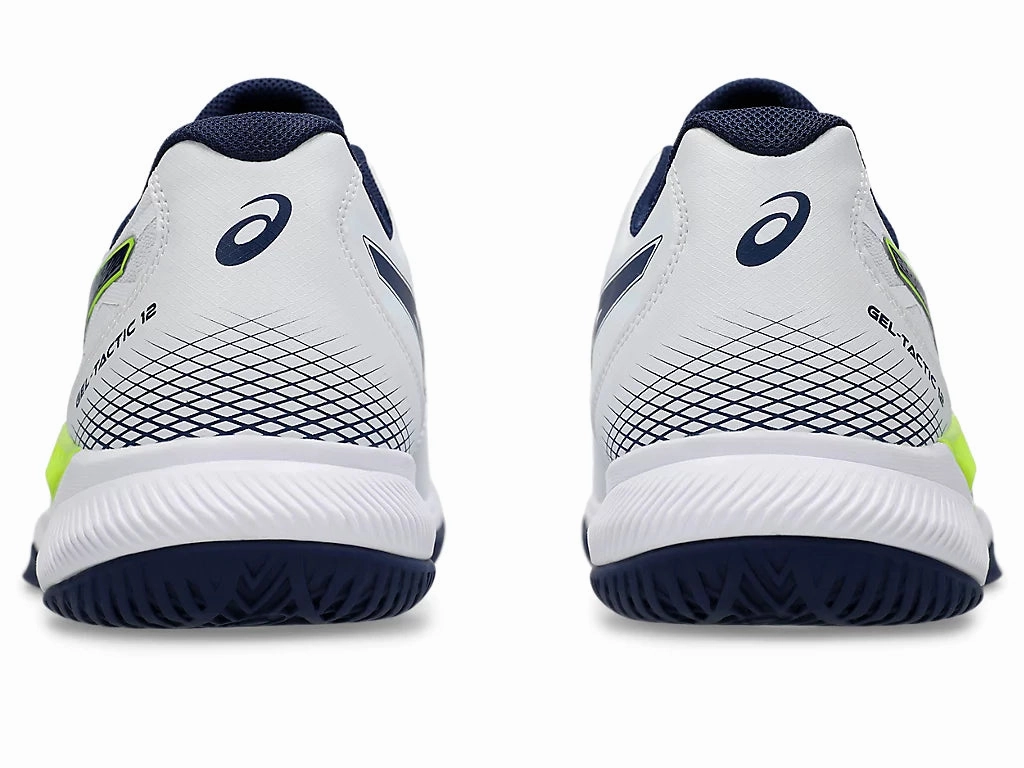 Asics Shoes Manufacturing Country Asics Gel-Tactic 12 Men White/Blue Expanse