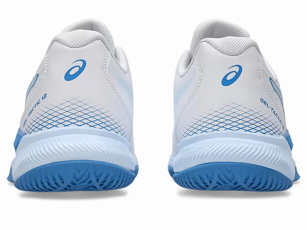Asics Gel-Tactic 12 Womens White/Light Blue Asics Noosa Running Shoes