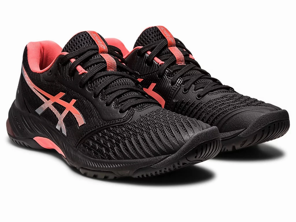 Asics Netburner Ballistic FF 3 Womens Black/Papaya Asics Running Shoes Comparison Chart
