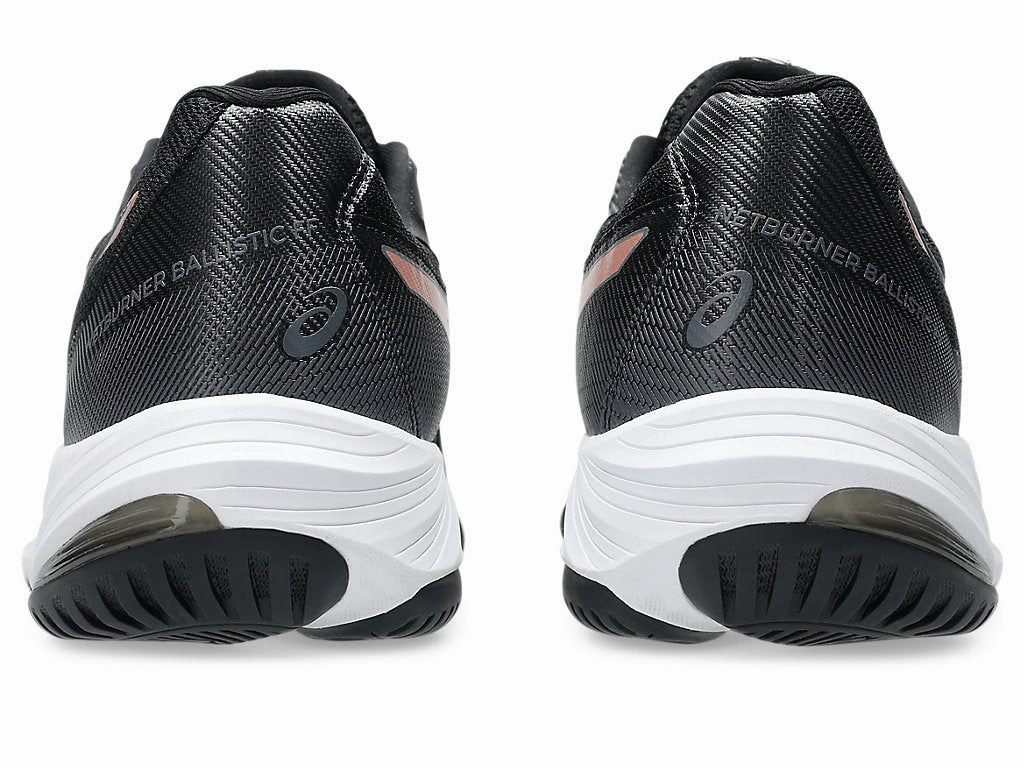 Asics Gel Court Shoes Asics Netburner Ballistic FF 3 Womens Black/Rose Gold