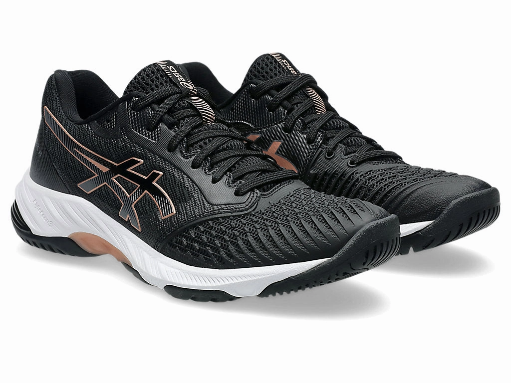 Asics Indoor Shoes Asics Netburner Ballistic FF 3 Womens Black/Rose Gold