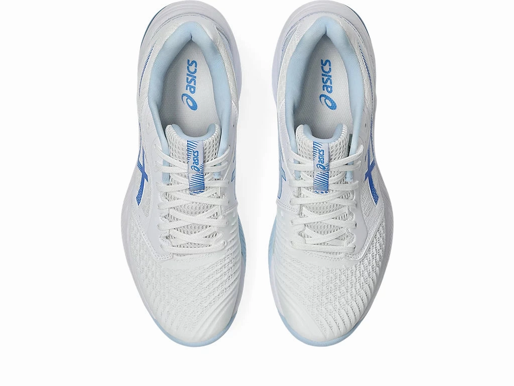 Asics Gel-cumulus Running Shoes Asics Netburner Ballistic FF 3 Womens White/Blue Coast