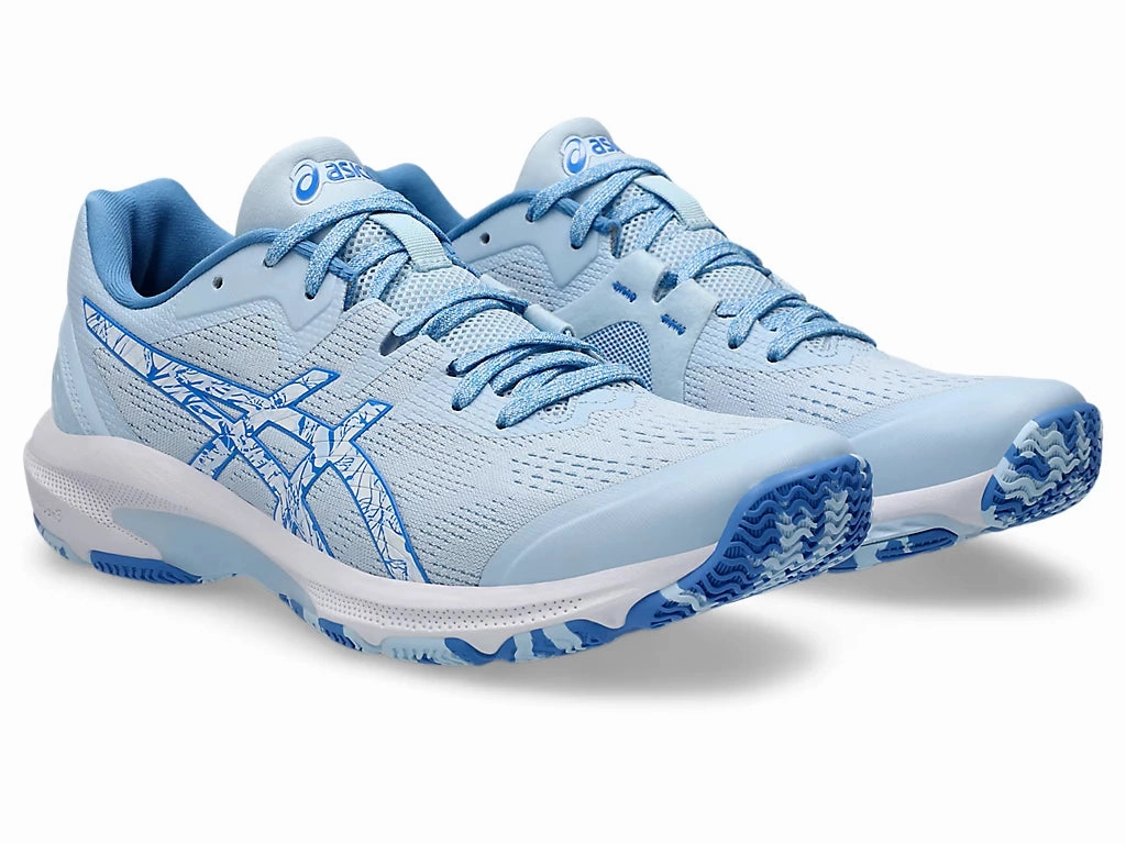 Steve Aoki Asics Shoes Asics Netburner Sheild FF Womens Light Blue/White