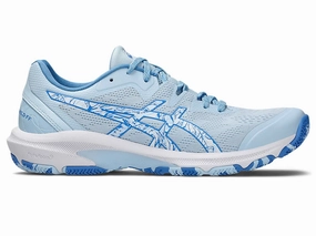 Asics Netburner Sheild FF Womens Light Blue/White Lightest Weight Asics Running Shoe