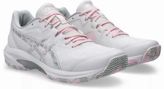 Asics Netburner Sheild FF Womes White/Cotton Candy Asics Glide Golf Shoes