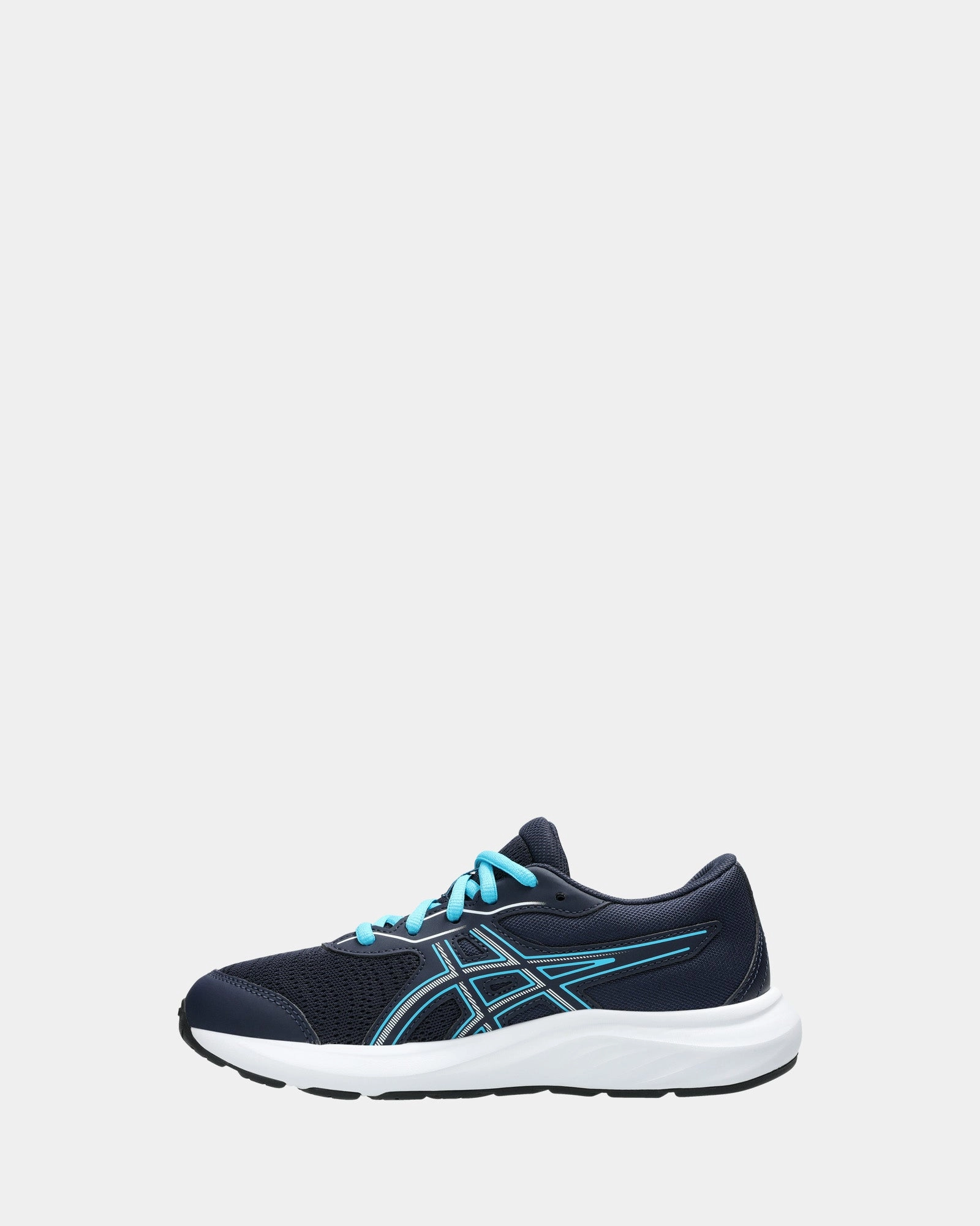 Contend 9 Grade School Midnight/White Asics Running Shoes Jolt 3