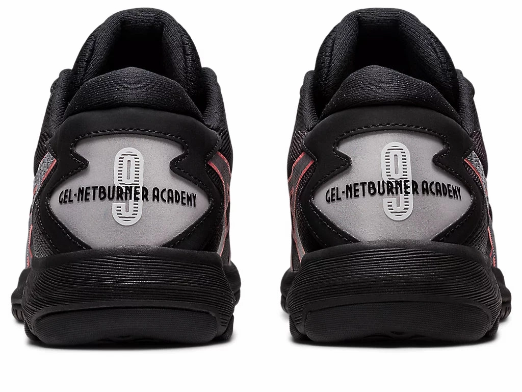 Asics Gel-Netburner Academy 9 Black/Pure Silver Asics Running Shoes Arch Support