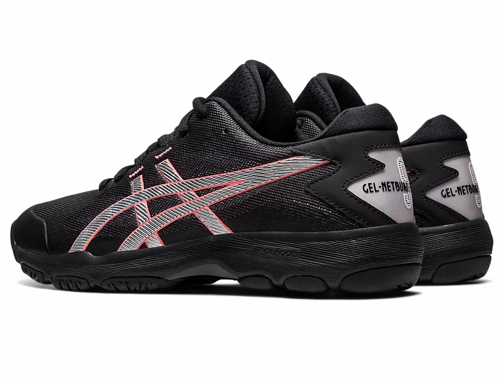 Asics Gel-Netburner Academy 9 Black/Pure Silver Asics Gel-nyc Running Shoes