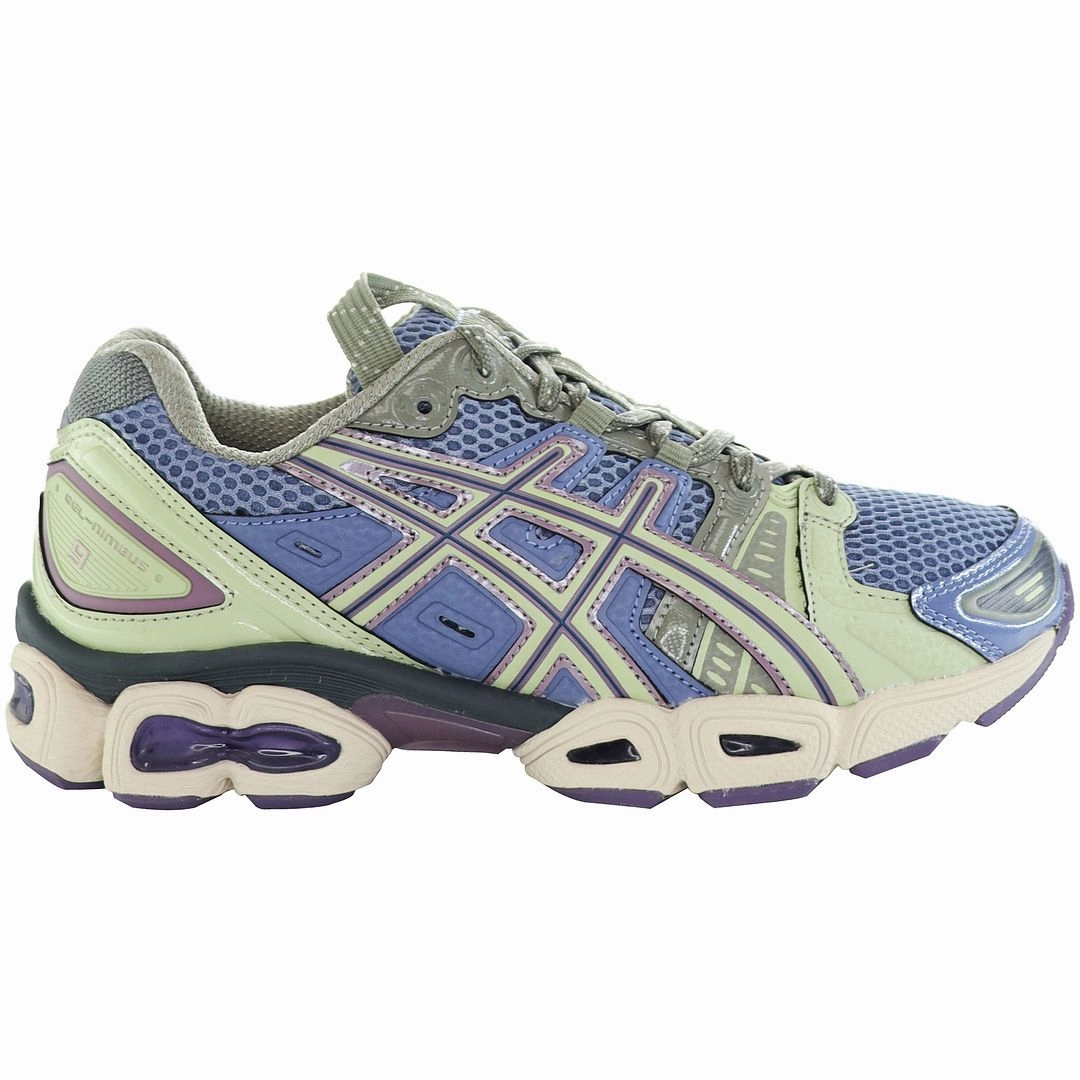 Asics Gel Evolution 6 Running Shoes Asics UB3-S Gel-Nimbus 9 Womens Green Trainers