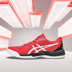 Asics Upcourt 5 (Classic Red/ Beet Juice)  Badminton Shoes Asics Gel Kayano Trainer Retro Running Shoe