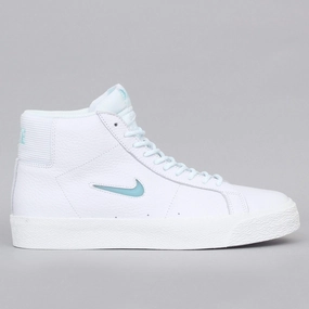 Old School Asics Shoes Nike SB Blazer Mid Premium Shoes White / Glacier Ice - White - Summit White