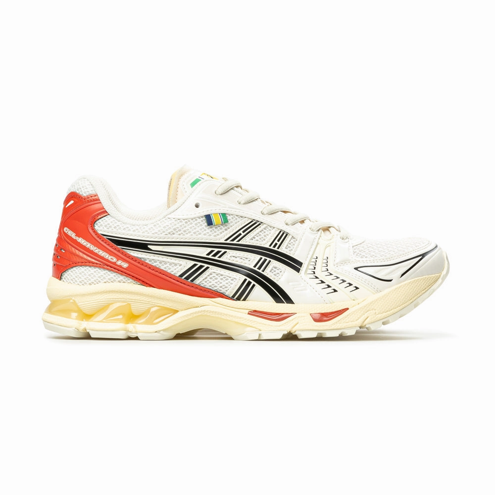Asics x Ayrton Senna Gel-Kayano 14 | Birch Fiery Red Asics X Hay Shoes