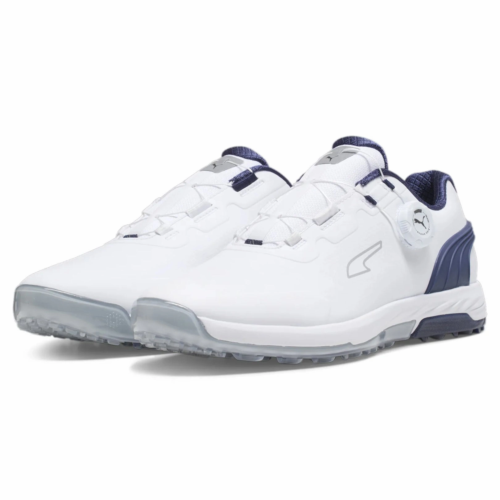 Puma ALPHACAT NITRO Disc Spikeless Golf Shoes - Puma White Used Asics Shoes For Sale