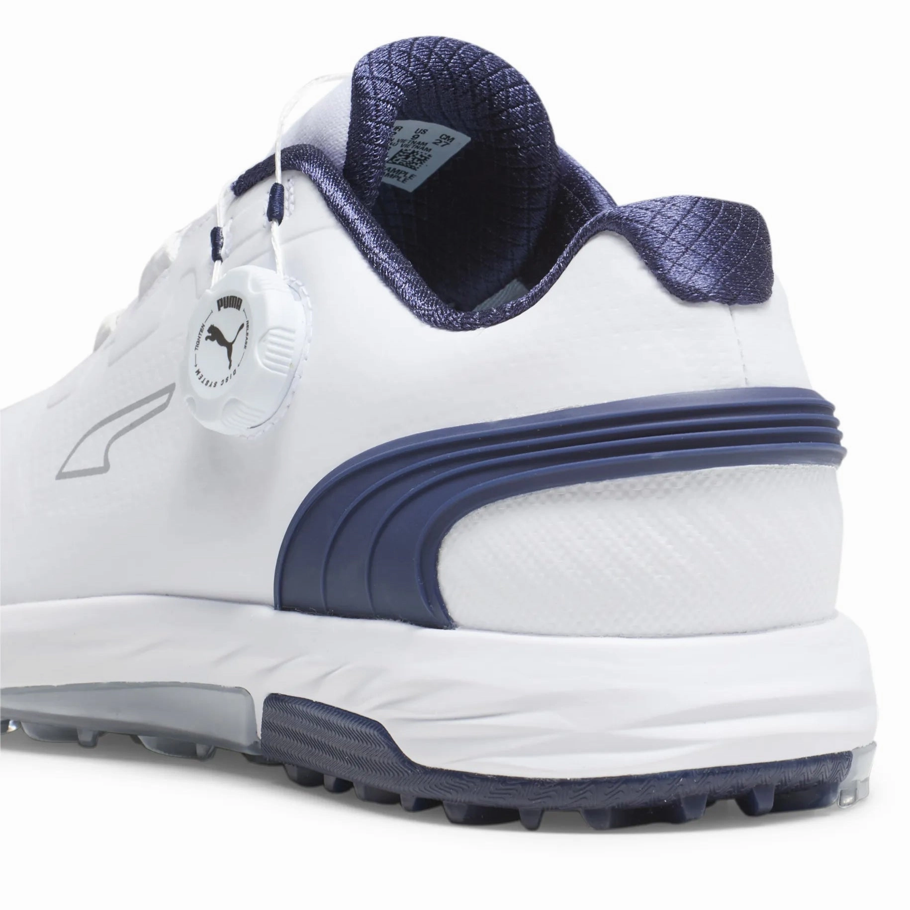 Puma ALPHACAT NITRO Disc Spikeless Golf Shoes - Puma White Asics Daily Running Shoes