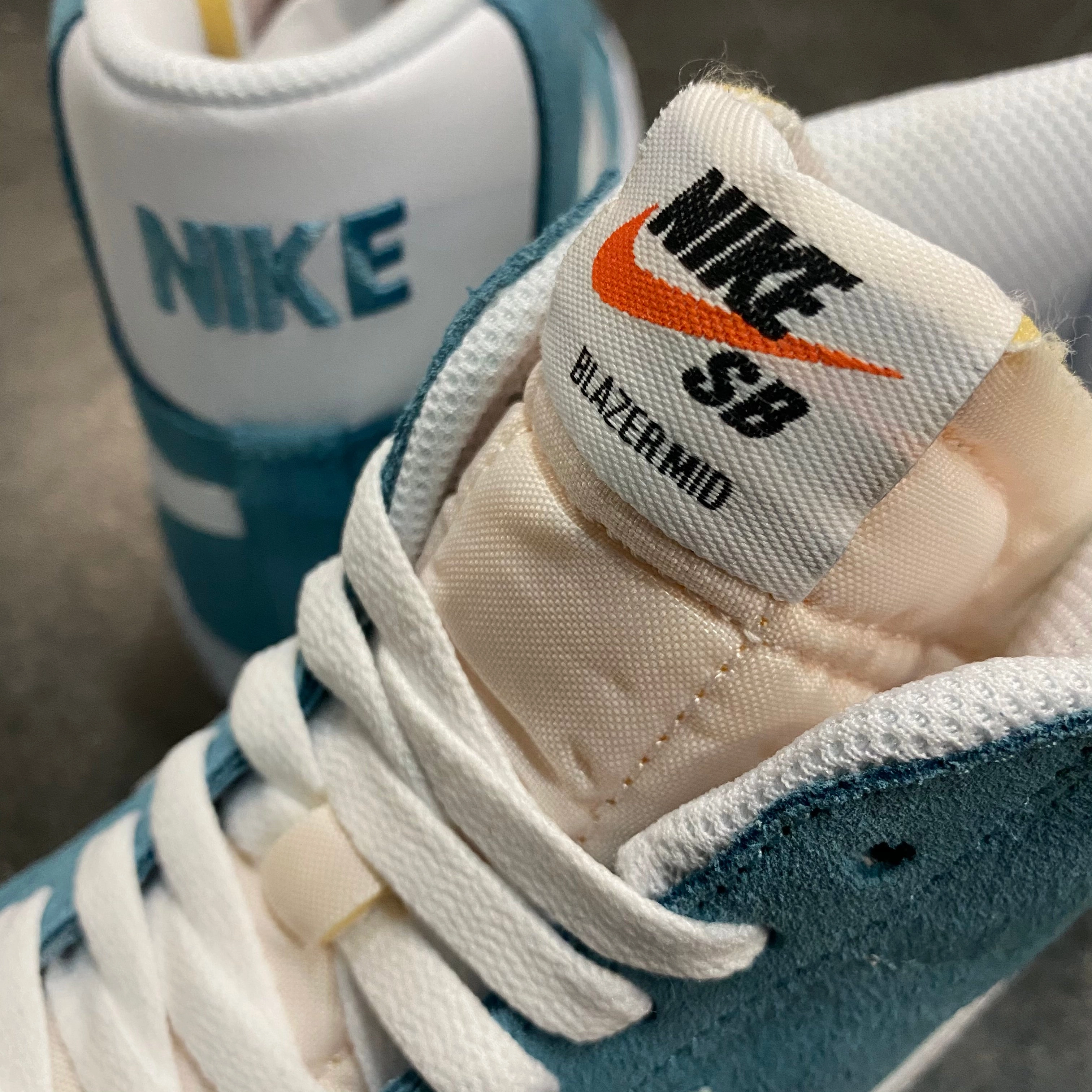 Nike SB Blazer Mid Cerulean/White SALE Asics Running Shoes Vintage