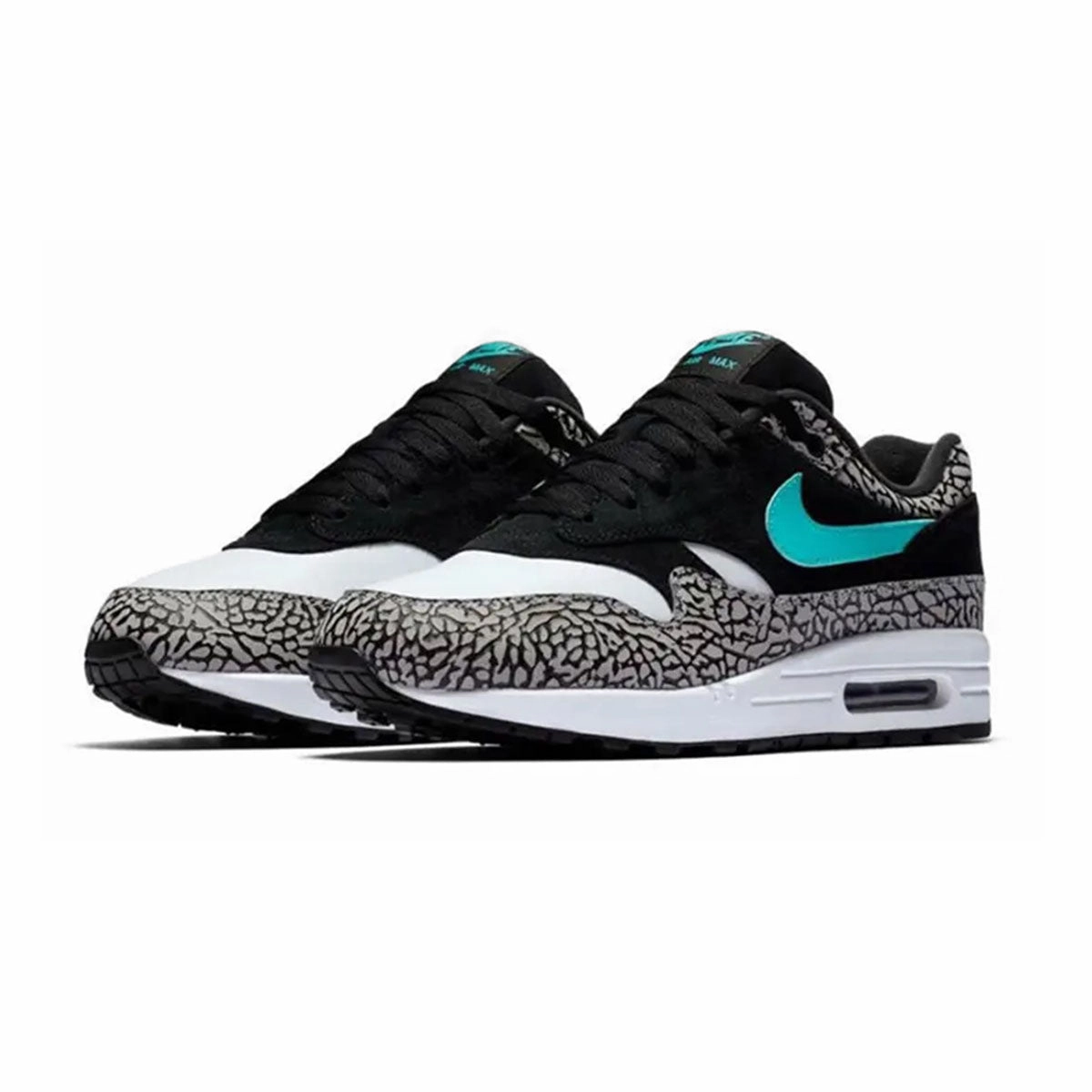 atmos  NIKE AIR MAX 1 PREMIUM RETRO (MEDIUM GREY/CLEAR JADE)    1   908366-001 Most Supportive Asics Shoes