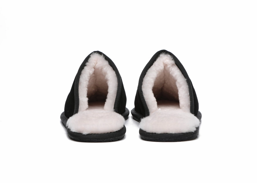 Australian Shepherd UGG Men Sheepskin Slipper Water Resistant Bennett Benassi Slides