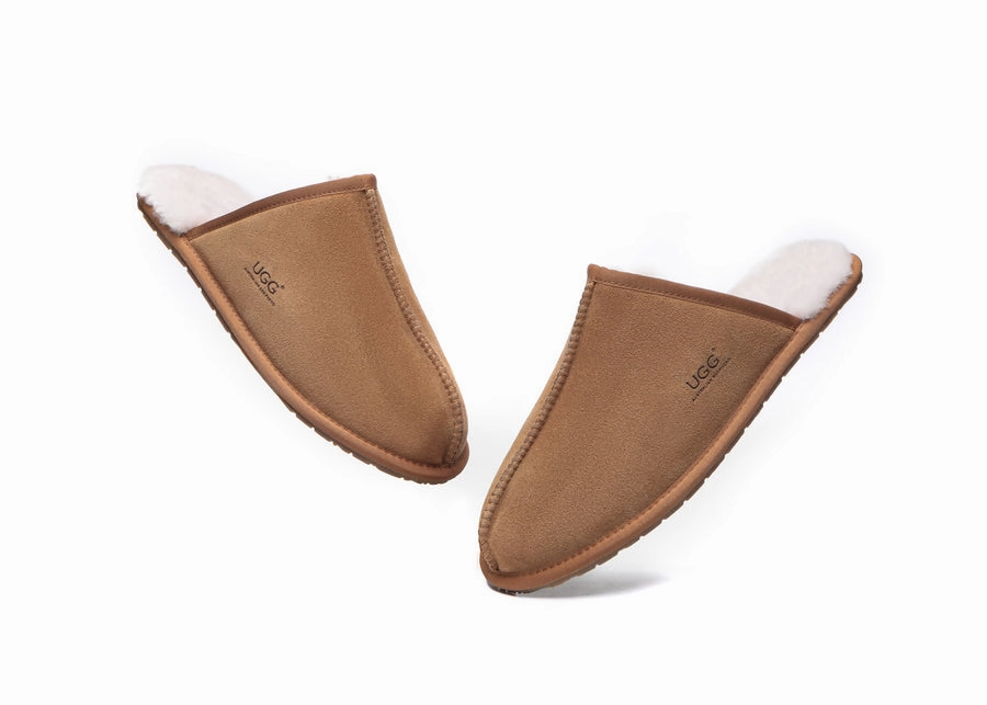 Espadrilles Slippers Australian Shepherd UGG Men Sheepskin Slipper Water Resistant Bennett