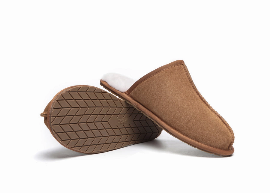 Australian Shepherd UGG Men Sheepskin Slipper Water Resistant Bennett Slippers Crochet Tutorial