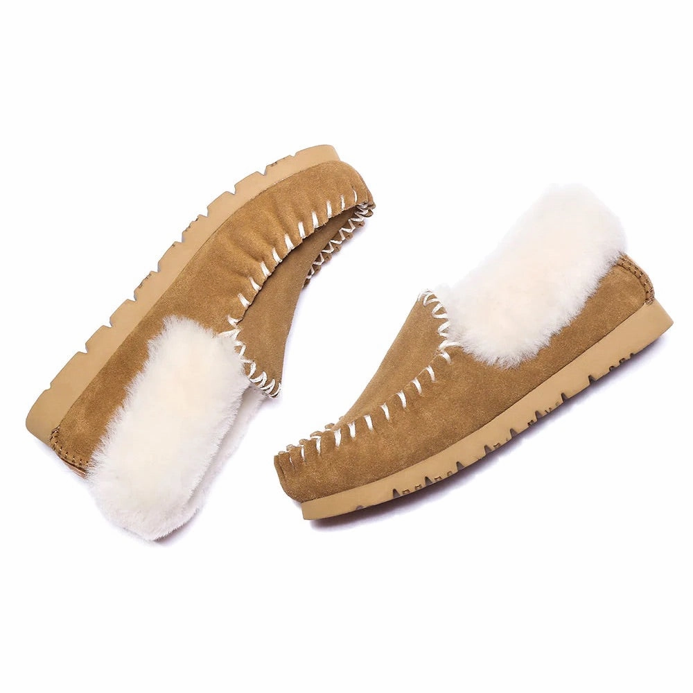 Australian Shepherd UGG MENS POPO MOCCASINS BIG SIZE Waterproof Outdoor Slippers