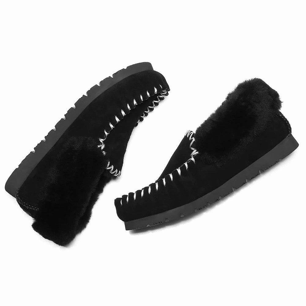 Australian Shepherd UGG MENS POPO MOCCASINS BIG SIZE Joyspun Slippers