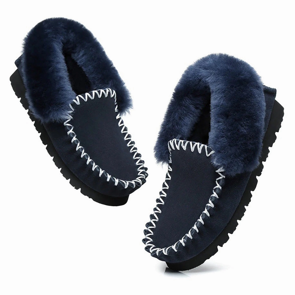 Deck Slides Australian Shepherd UGG MENS POPO MOCCASINS BIG SIZE