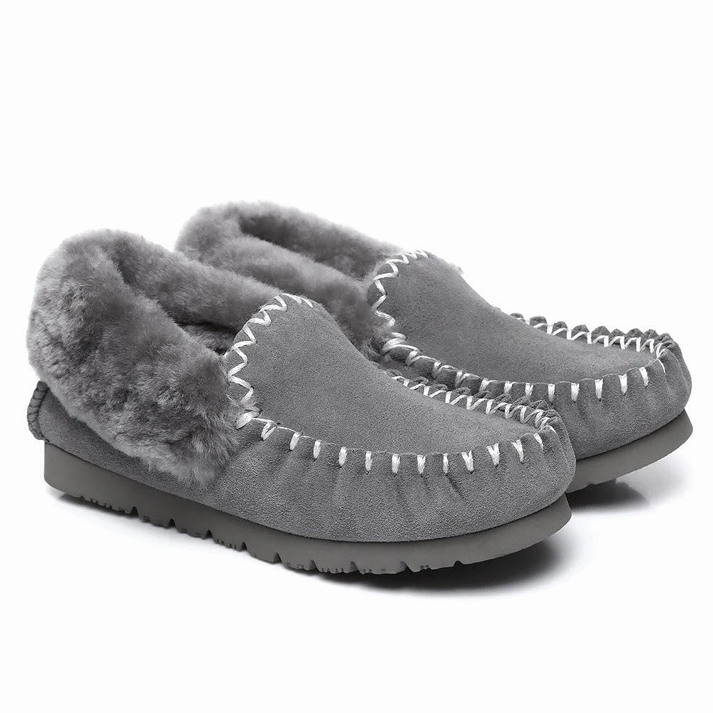 Australian Shepherd UGG MENS POPO MOCCASINS BIG SIZE Slippers For Pool