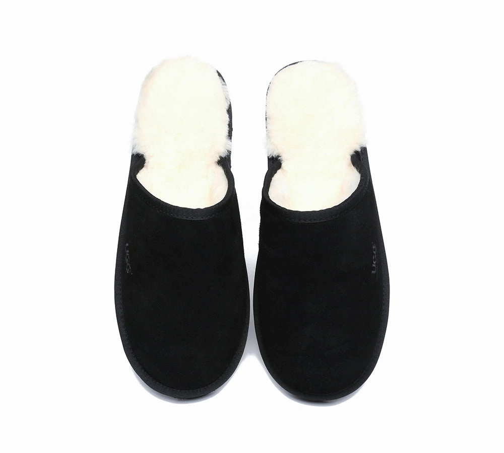 AUSTRALIAN SHEPHERD UGG Slippers Men Sheepskin Wool Scuff Cruz Code For Slippers In Dress To Impress