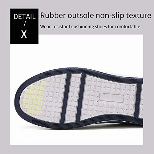 AX BOXING Mens Casual Shoes Fashion Sneakers Breathable Comfort Walking Shoes for Male(Aa Gray, Numeric_10) Ballet Flats Shoes