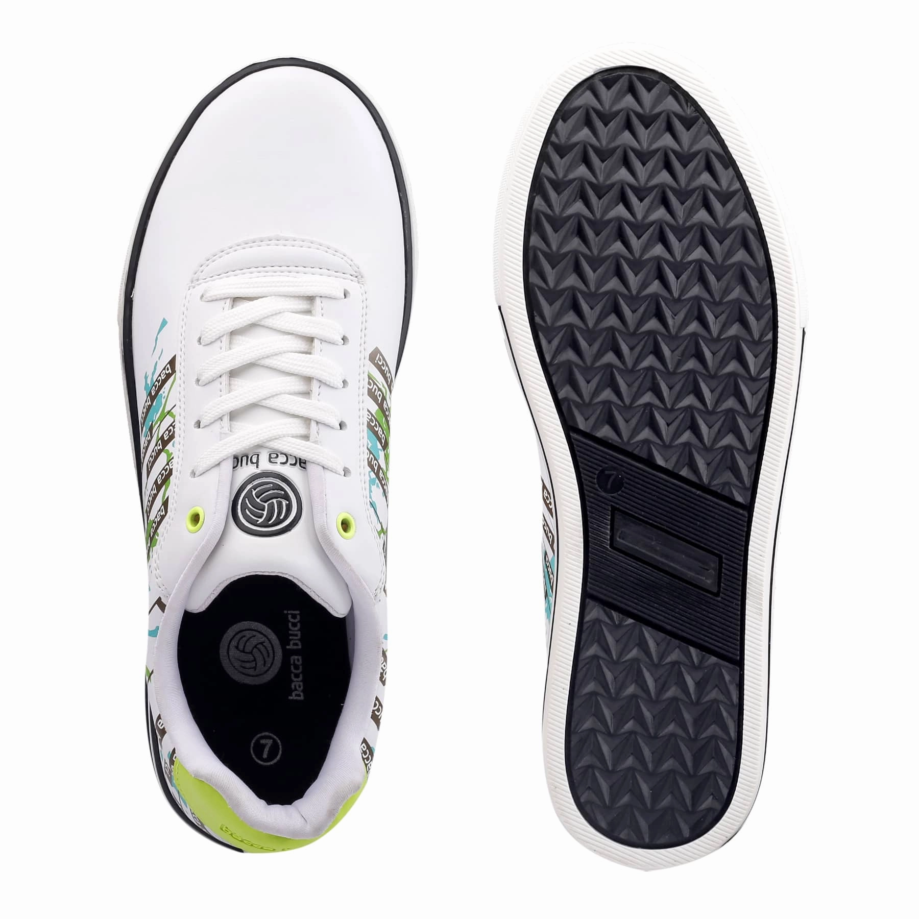 Bacca Bucci Urban Cartographer Ballet Flat Tennis Shoes