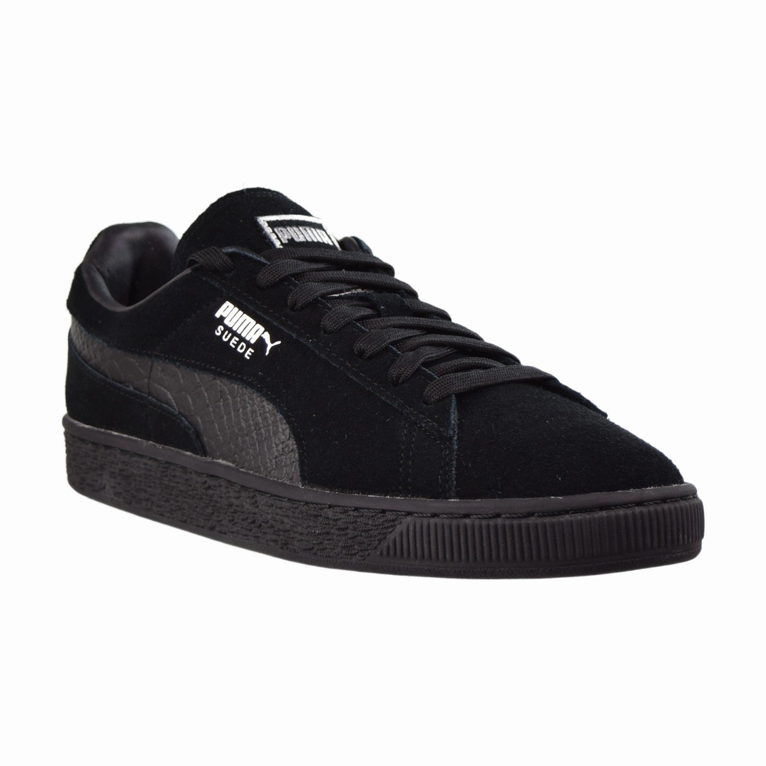 Asics Court Shoe Puma Suede Classic Mono Reptile Men's Shoes Black