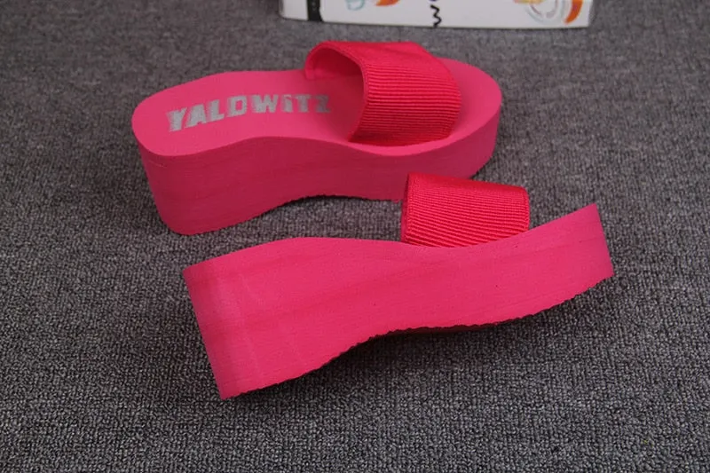 Bombas Saturday Slippers Women Beach Elastic Fabric Slippers