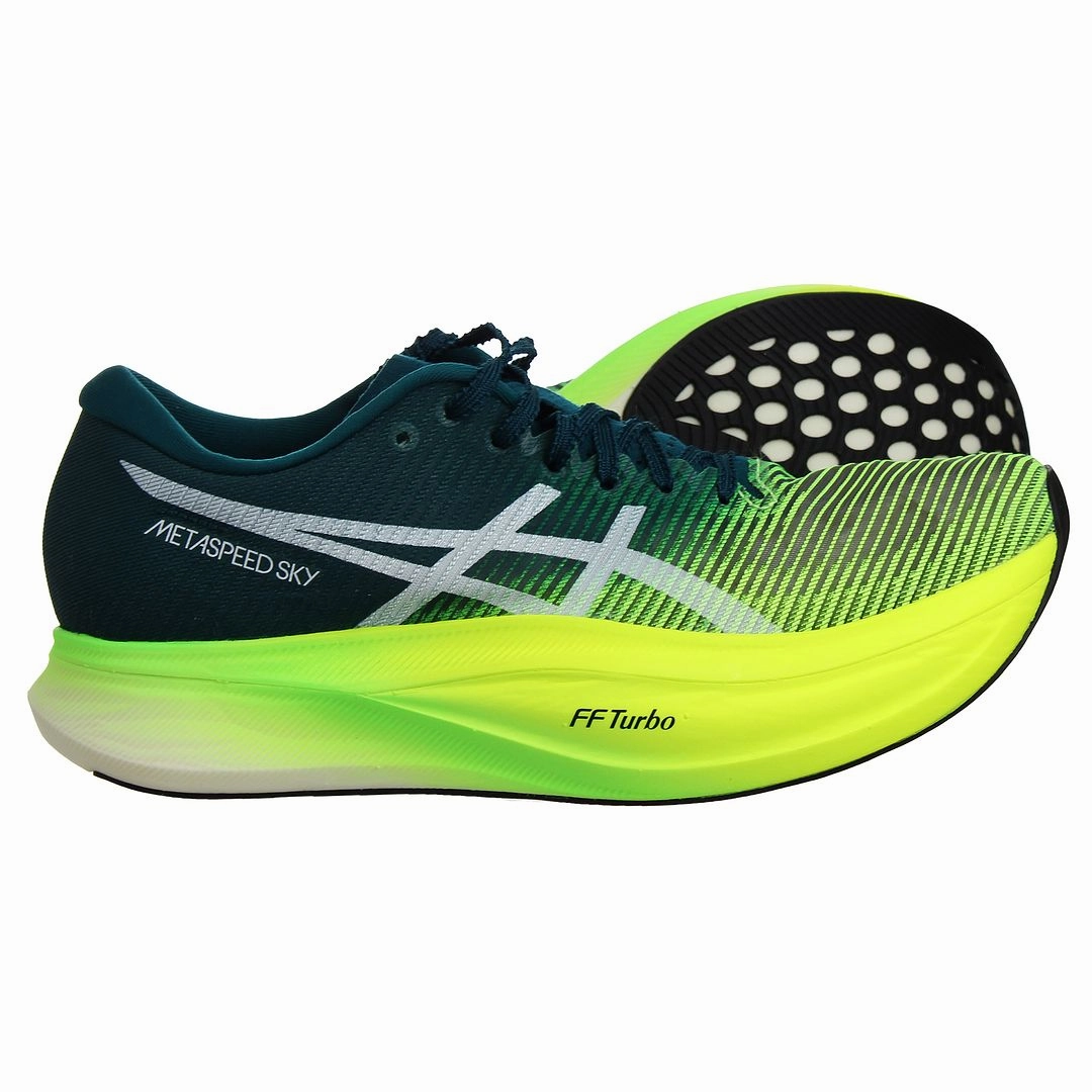 Asics MetaSpeed  Mens Yellow Trainers Asics Speed Shoe