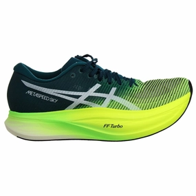 Asics Training Shoe Asics MetaSpeed  Mens Yellow Trainers