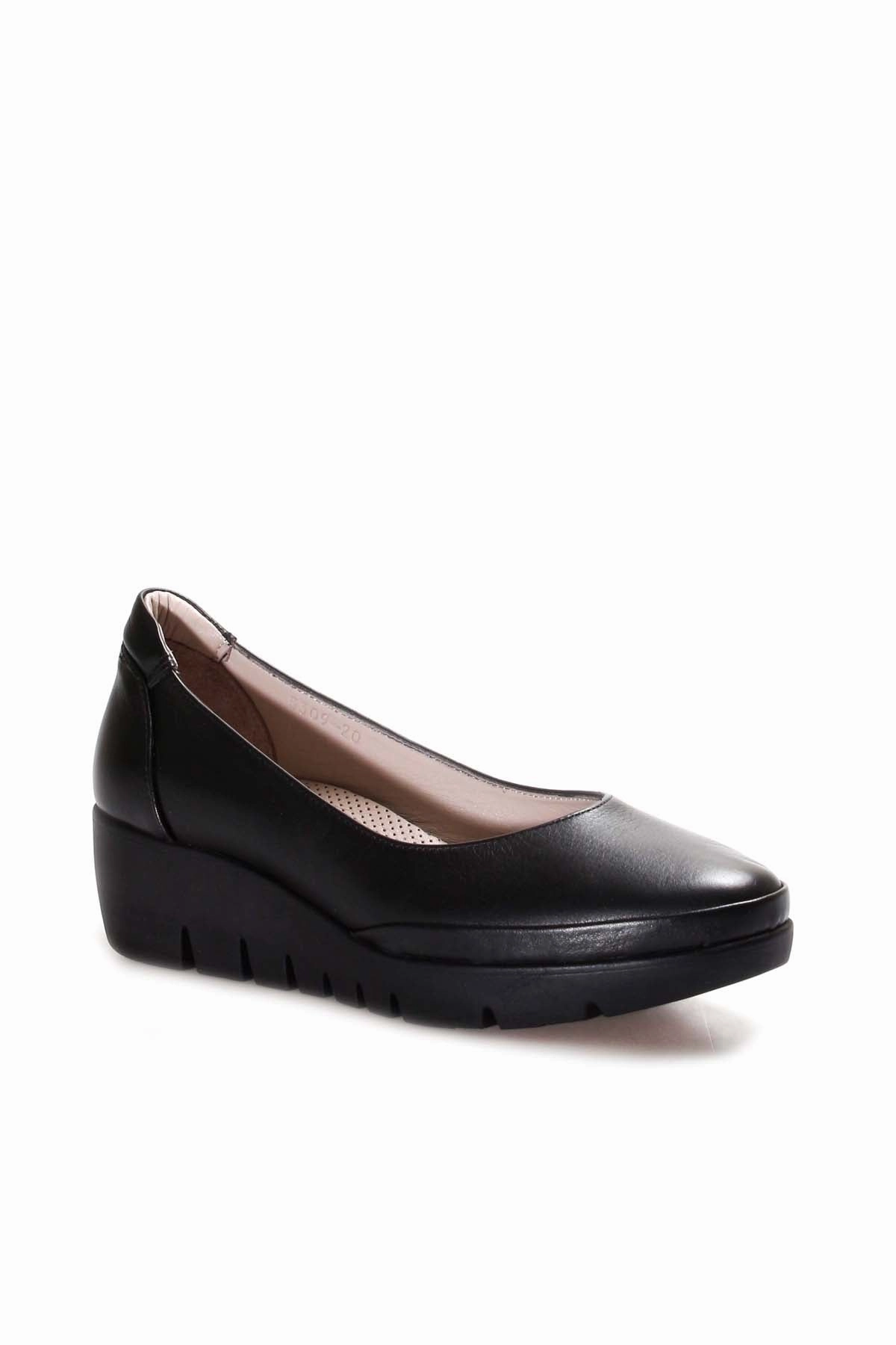 FST Genuine Leather Women's Casual Shoes 889ZA5309 Black - Montpellier Casual Dress And Shoes