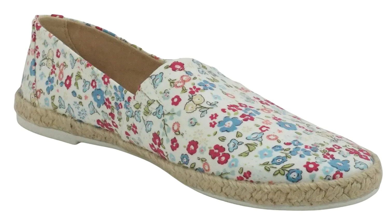 Loafers Flats Betty-S Floral Magenta Soda