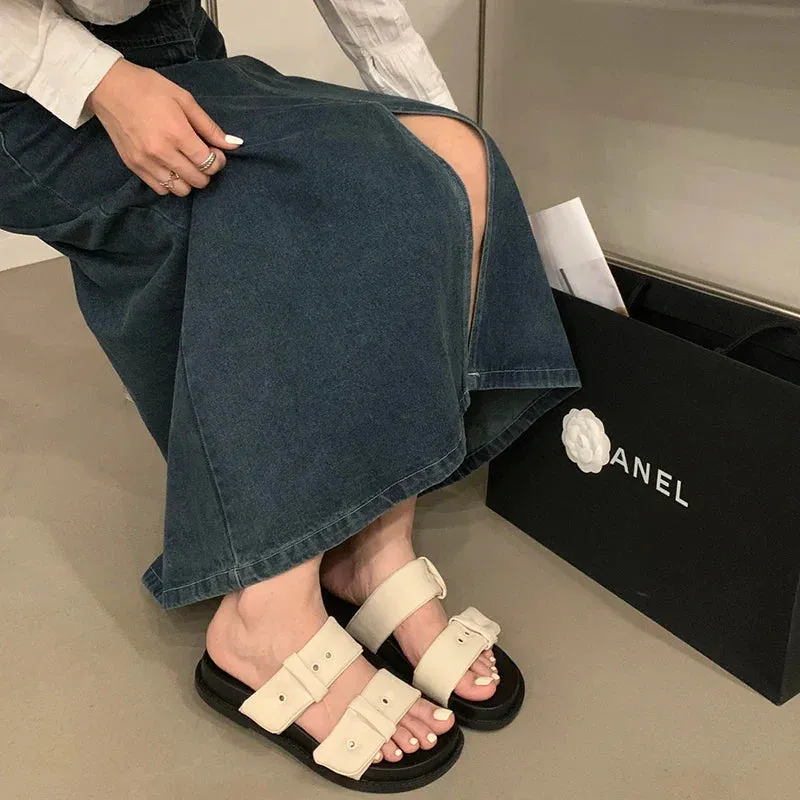 Bravest Slides binfenxie 2024 Summer Platform Women Slippers Fashion Elegant Slip On Increase Slides Shoes Ladies Comfort Open Toe Beach Sandals