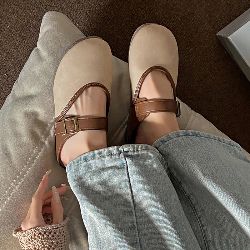 Flip Flops Weight binfenxie  -  Flats Mules Shoes Women Casual Cozy Soft Walking Slippers 2024 Summer Slingback Flip Flops Sandals Fashion Dress Femme Slides