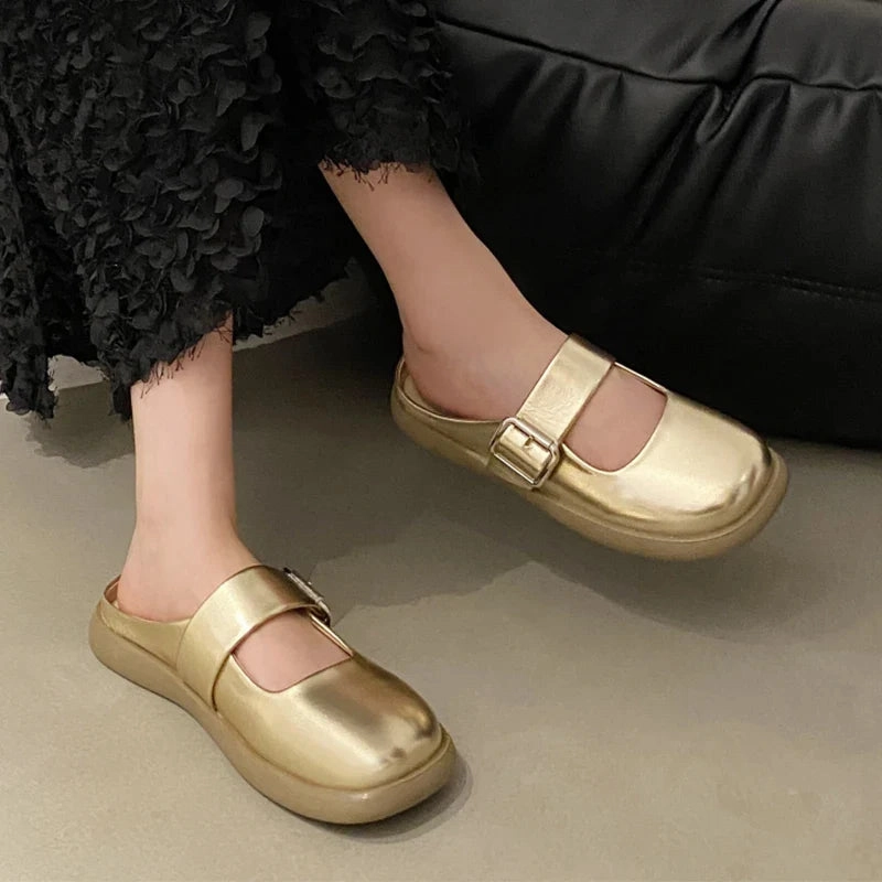 Flip Flops For Plantar binfenxie  -  Flats Women Slippers Casual Soft Walking Mules Shoes New Summer Brand 2024 Dress Cozy Sandals Slingback Flip Flops Female Slides