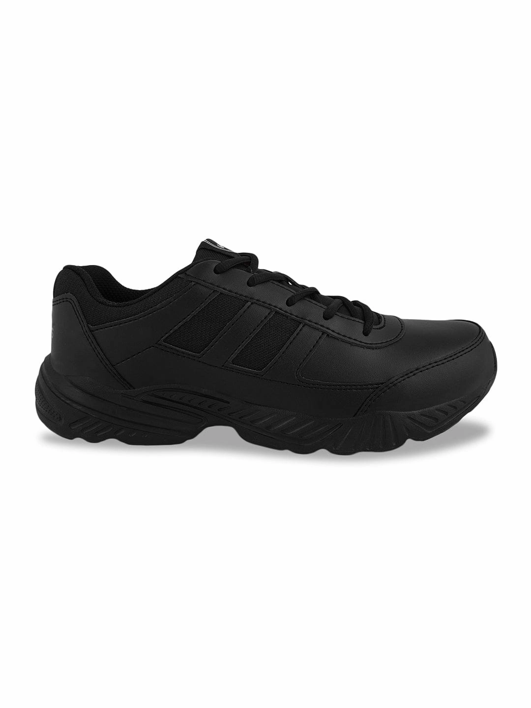 Wide Width Running Shoes BINGO-151A Black Boys School Shoes