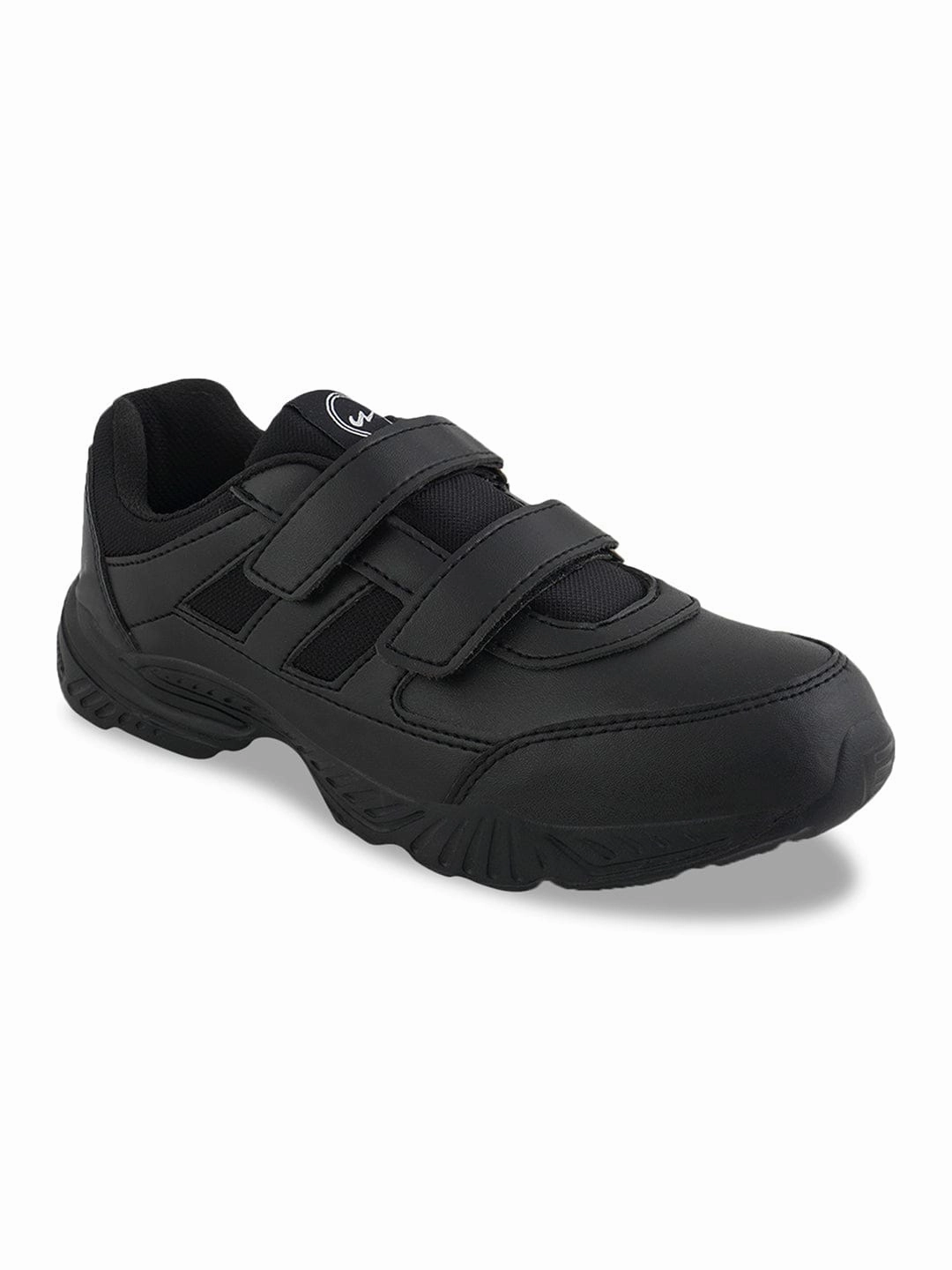 BINGO-151VA Black Boys School Shoes Flame Running Shoes