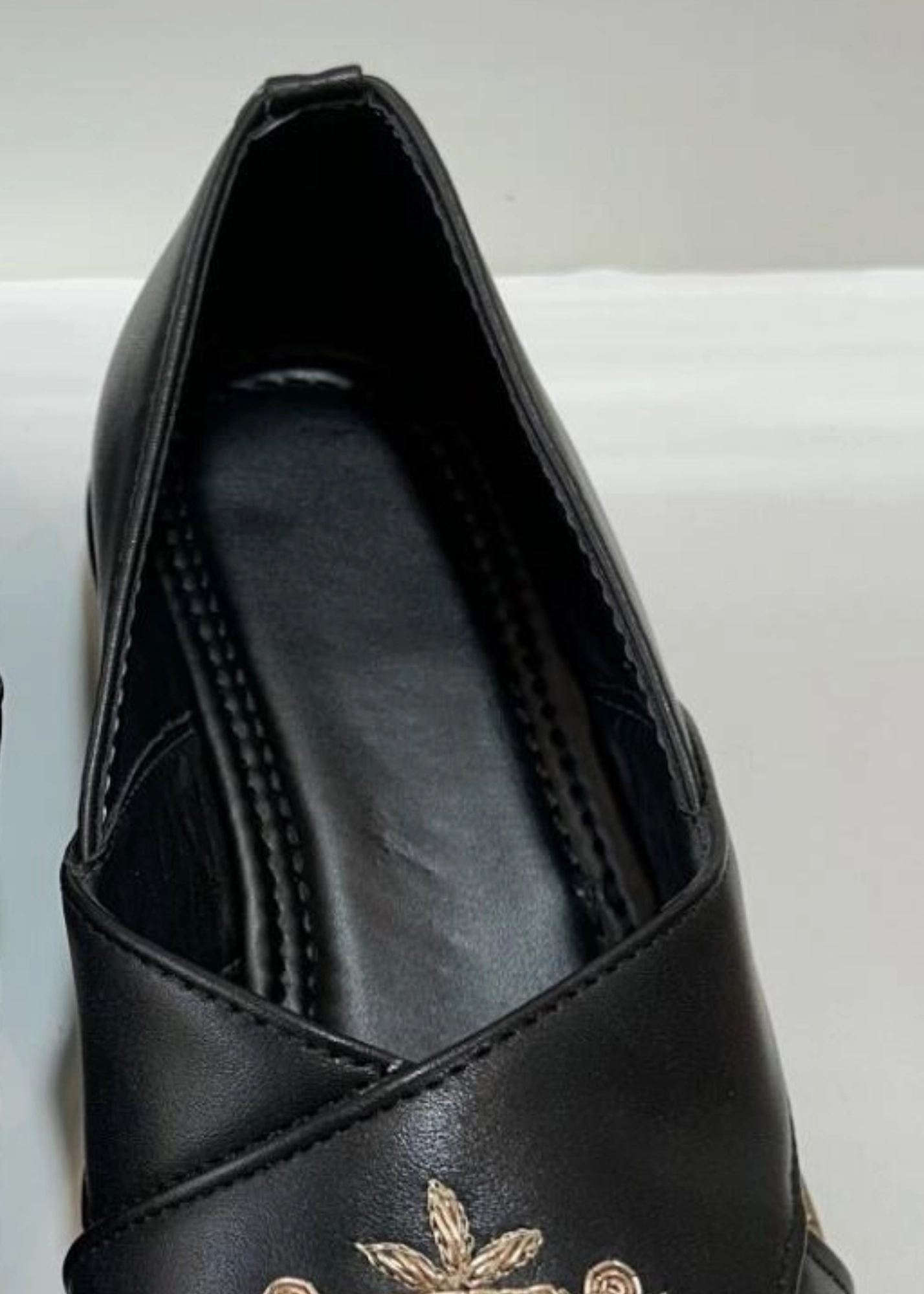 Panty Loafers BLACK HAND EMB SHOES FOR MEN
