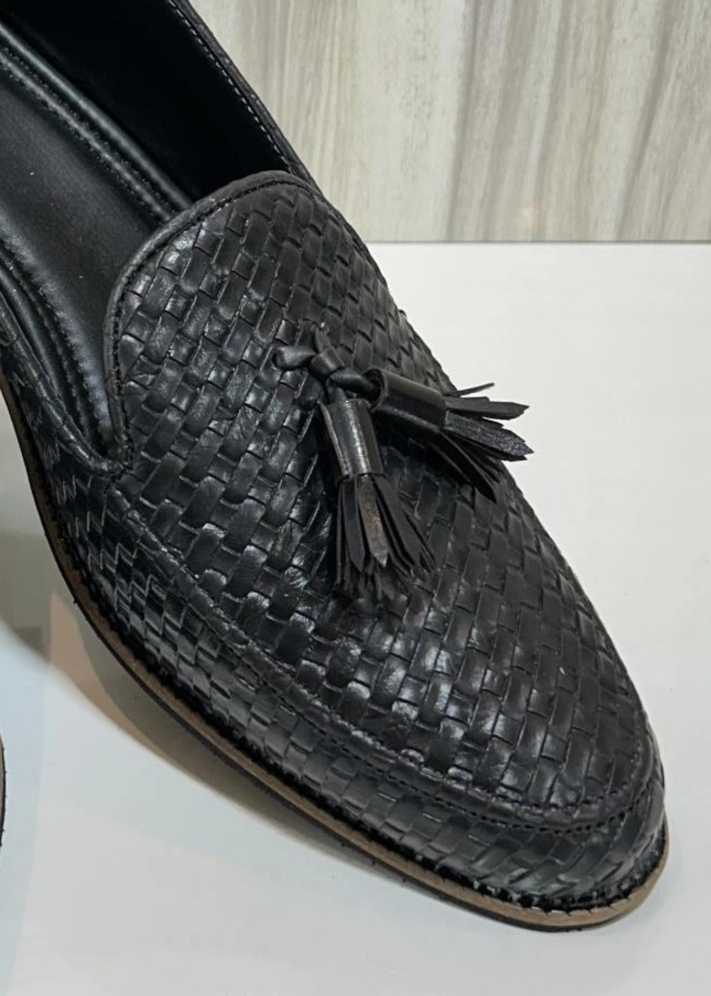 BLACK MATT LEATHER SHOES FOR MEN Loafers Ugly